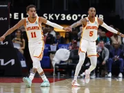 NBA Superstars Dejounte Murray and Trae Young