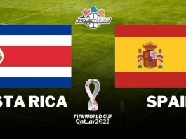 Costa Rica vs. Spain World Cup