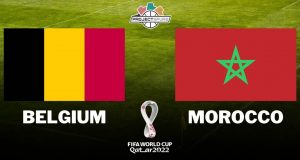 Belgium vs. Morocco World Cup