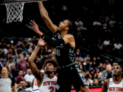 Romeo Langford had a career night as he helped lead the San Antonio Spurs over the New York Knicks on Thursday.