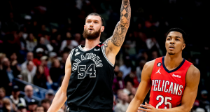 Sandro Mamukelashvili and the San Antonio Spurs fell Tuesday night to the New Orleans Pelicans.