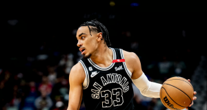 Tre Jones is on of the San Antonio Spurs players looking at free agency this offseason.