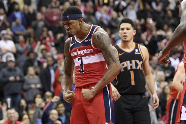 Bradley Beal on the Court against the Suns