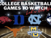 college basketball games